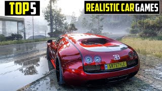 Top 5 REALISTIC Racing Games for Android and iOS 2024 [upl. by Attebasile220]