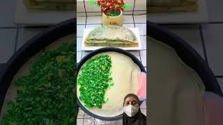 creps sayur food cooking streetfood crepe shorts [upl. by Beberg]