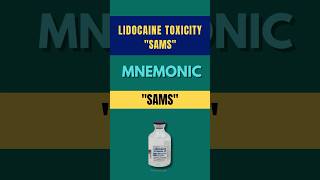 Lidocaine Toxicity Mnemonic shorts lidocaine toxicity academically [upl. by Richart]