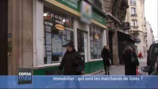 CONSOMAG « Immobilier  qui sont les marchands de listes de location » [upl. by Metzger]