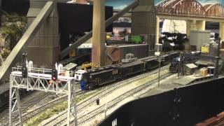 Layout Visit Ho Scale Michigan Southern Op Session [upl. by Oderfigis]