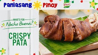 Super Crispy Pata Recipe with Yummy Sawsawan  Panlasang Pinoy [upl. by Leahcimaj]