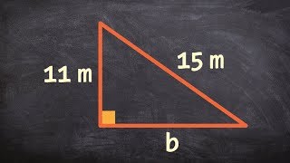 Given two sides of a triangle determine the missing length [upl. by Neitsabes]