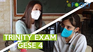 TRINITY EXAM  GESE 4  Foovy Language School [upl. by Erdda116]