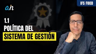 11 Política del sistema de gestión [upl. by Trocki]