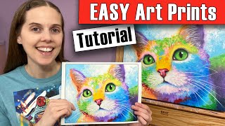 How to Make Art Prints of Your Paintings for Beginners [upl. by Enilrae]