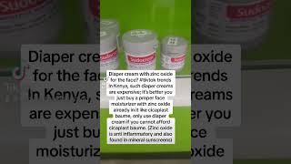 Has zinc glycinate rather than zinc oxide still helpful Diaper cream for the face Kenyakenya [upl. by Annayk916]