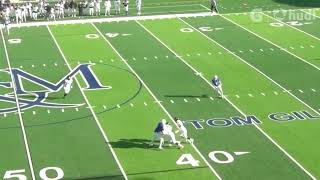 Mitch Bradford 8 Ursinus College Football Highlights [upl. by Prochora]