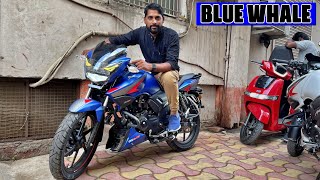 New Tvs Apache RTR 160 2V Bs6 Blue Color 2022 Price Mileage New Update Full Review In Hindi [upl. by Torre434]