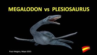 Monsters Wars Megalodon vs Plesiosaurus [upl. by Nyrahtak864]