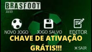 chave de ativação grátis para brasfoot [upl. by Noirred]