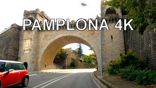 Pamplona Navarra España Conduciendo 4K Viaje en Coche UHD [upl. by Gelya]