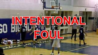 NFHS Rule 1943  Intentional Foul [upl. by Demp615]