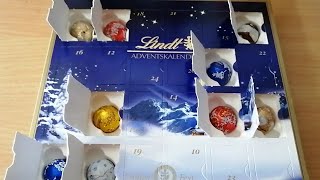 🎅🍫😋 UNBOXING LINDT CHOCOLATE CHRISTMAS ADVENT CALENDAR 2023 adventcalendar lindt christmas [upl. by Arianna284]