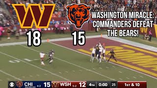 JAYDEN DANIELS WALKOFF HAIL MARY Commanders vs Bears Postgame Reaction [upl. by Arriaes]