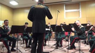 Rudolph the RedNosed Reindeer  Japanese Army Band [upl. by Enyar]