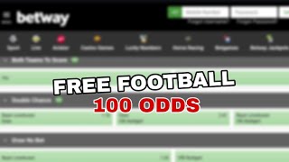 Correct Free 100 Odds Free 100 Odds Football For Betting [upl. by Arihaz]