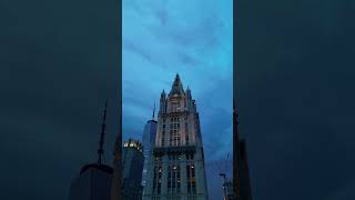 The Woolworth Building  Downtown Manhattan newyork newyorkcityviews newyorkcity nyc [upl. by Kat]