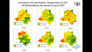 A spatiotemporal analysis of Land surface temperature day and night using Modis data [upl. by Irik]