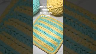 Easy Crochet Pattern Tutorial via Full Video shorts crochet crochetblanket [upl. by Nareht107]