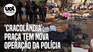 Cracolândia hoje Praça Princesa Isabel tem nova operação da polícia para prender traficantes [upl. by Aslin]