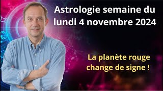 Horoscope semaine du lundi 4 novembre 2024 [upl. by Yrrap]