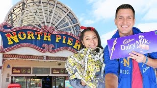 Exploring the North Pier Arcade in Blackpool England [upl. by Papp908]