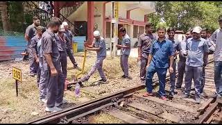 Pointsman training video Railway pointsman work Assistant pointsmanRailway group d joining latter [upl. by Ahsenev]