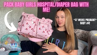 What’s in my newborns hospitaldiaper bag  pack with me [upl. by Naired]