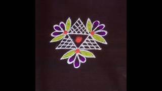 Short rangolieasy rangolismall rangolisimple rangolifestival rangoli [upl. by Ruenhs]