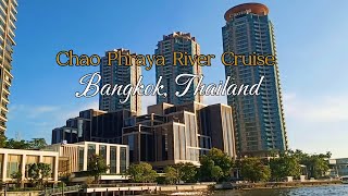 Travel Vlog  Chao Phraya River Cruise  Amazing Thailand  Bangkok Thailand [upl. by Atterrol319]