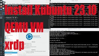 Install Kubuntu 2310 xrdp in QEMU VM tutorial for beginners  September 2023  9ec38a2b [upl. by Fanchan]