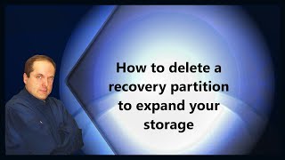 How to delete a recovery partition to expand your storage [upl. by Euqinoj673]