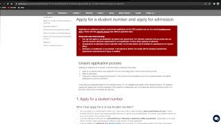 Masters amp Doctoral  Step by Step Application Process 2024 [upl. by Loretta770]