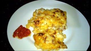 Recette du délicieux gratin de pâtes à la bolognaise وصفة كراتان الماكرونة بصلصة الطماطم و البيشاميل [upl. by Goodrich]