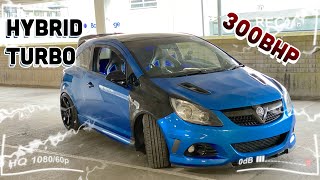 THIS CRAZY  300BHP HYBRID TURBO VAUXHALL CORSA VXR IS A SAVAGE [upl. by Nugesulo]