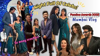 A Night Full of Celebs  mamaearth x Femina Award function vlog [upl. by Ojela]