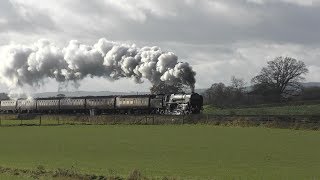 70013 Regulator Wide Open  The Christmas Cheshireman  25th November 2017 [upl. by Sewell270]