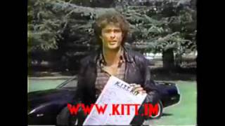 Kitt kit il modello in carta di Supercar  Pubblicità anni 80  wwwkittim [upl. by Lira519]