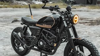 CUSTOM KAWASAKI ROUSER 180  Scrambler build [upl. by Odnomyar]