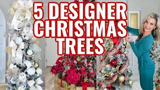 🎄5 DIY DESIGNER CHRISTMAS TREE DECORATING 2023 quotI Love Christmas ep 15 Olivias Romantic Home [upl. by Eloise133]