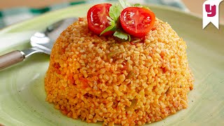 Bulgur PilavÄ± Tarifi  Ev Yemekleri Tarifleri  Yemekcom [upl. by Sadnak844]