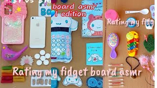 Rating fidget board asmr compilation💫asmrfidgetdiy [upl. by Zina755]