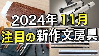 2024年11月に発売される注目の新作文房具 8選【ラダイトユニパイロットペリカンプラウズ】 [upl. by Westberg]