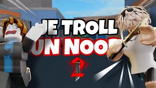 JE TROLL UN NOOB SUR ROBLOX 🤣 MurderMystery2 [upl. by Anailuj]