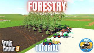 How to Do Forestry in Farming Simulator 19 [upl. by Stargell]