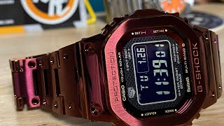 GShock gmwb5000rd4 Red Square [upl. by Eiramanel292]