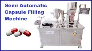 Semi Automatic Capsule Filling Machine Manufacturer in India [upl. by Aihtniroc45]