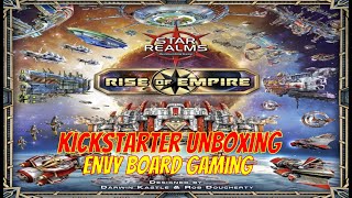 Star Realms Rise of Empire Kickstarter Unboxing [upl. by Jocelin]