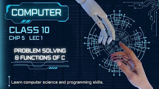 Class 10 Computer Science chapter 5 Lecture 1 functions in c language [upl. by Oad]